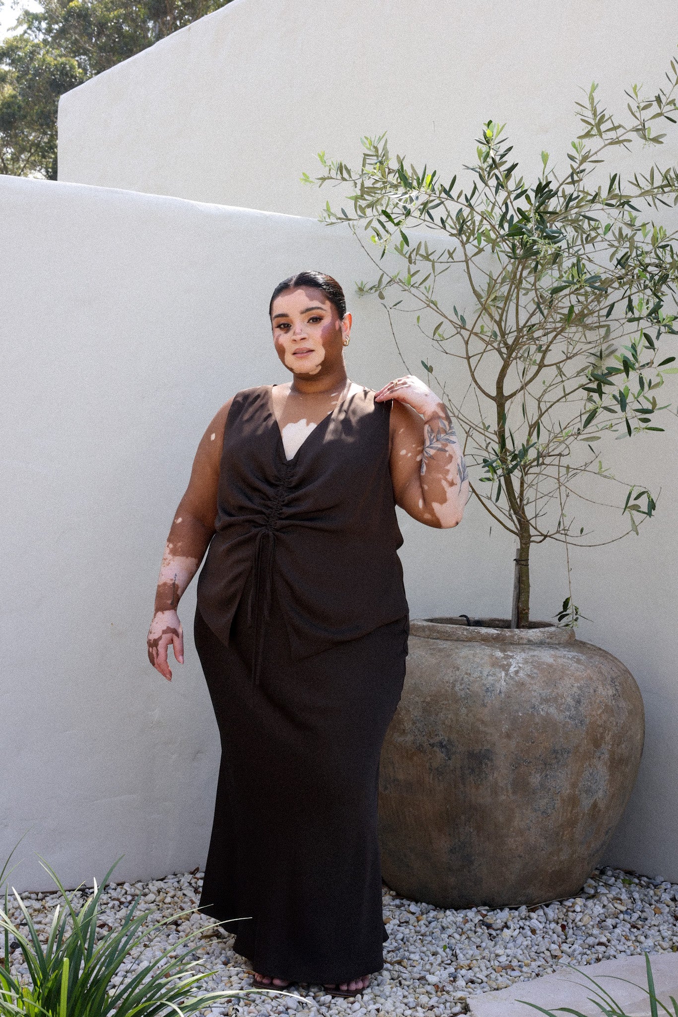 CELENE SKIRT CHOCOLATE