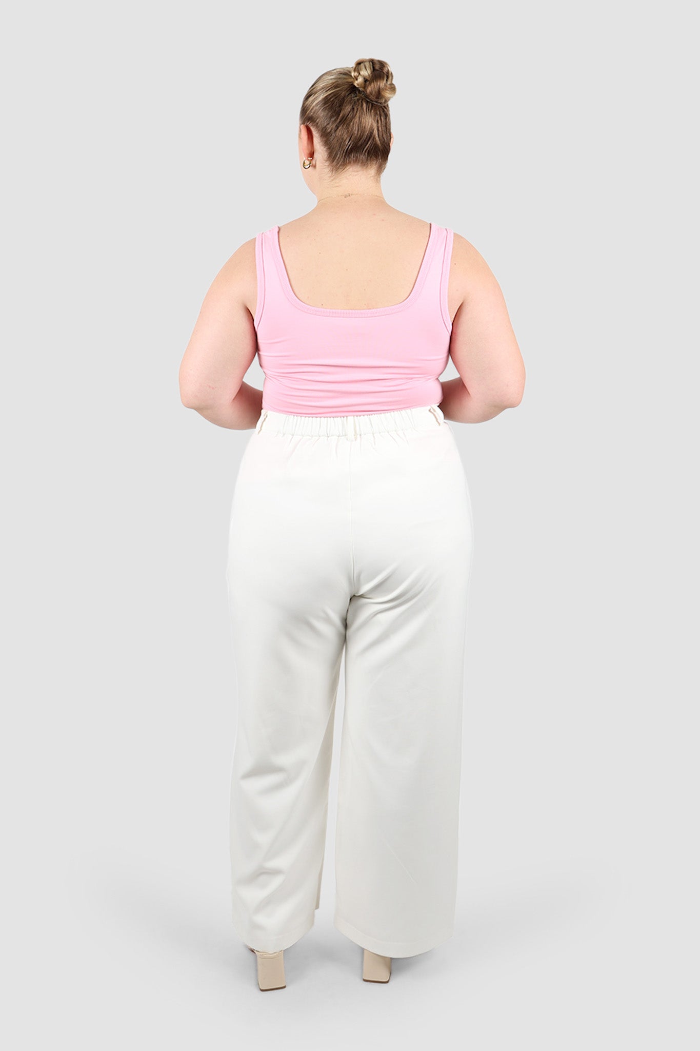 FAYT LOGO TANK SOFT PINK