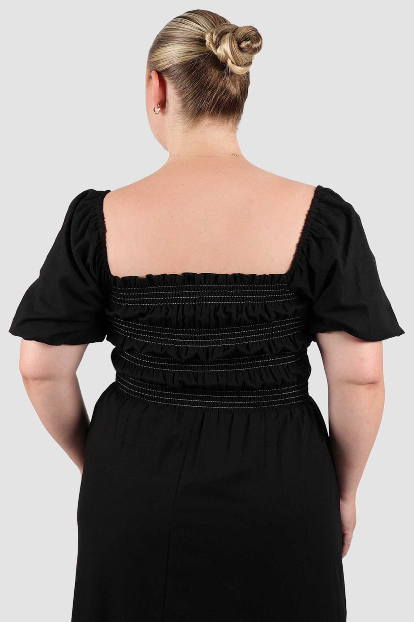Formal maxi dress size inclusive AU 6 to 26 back view