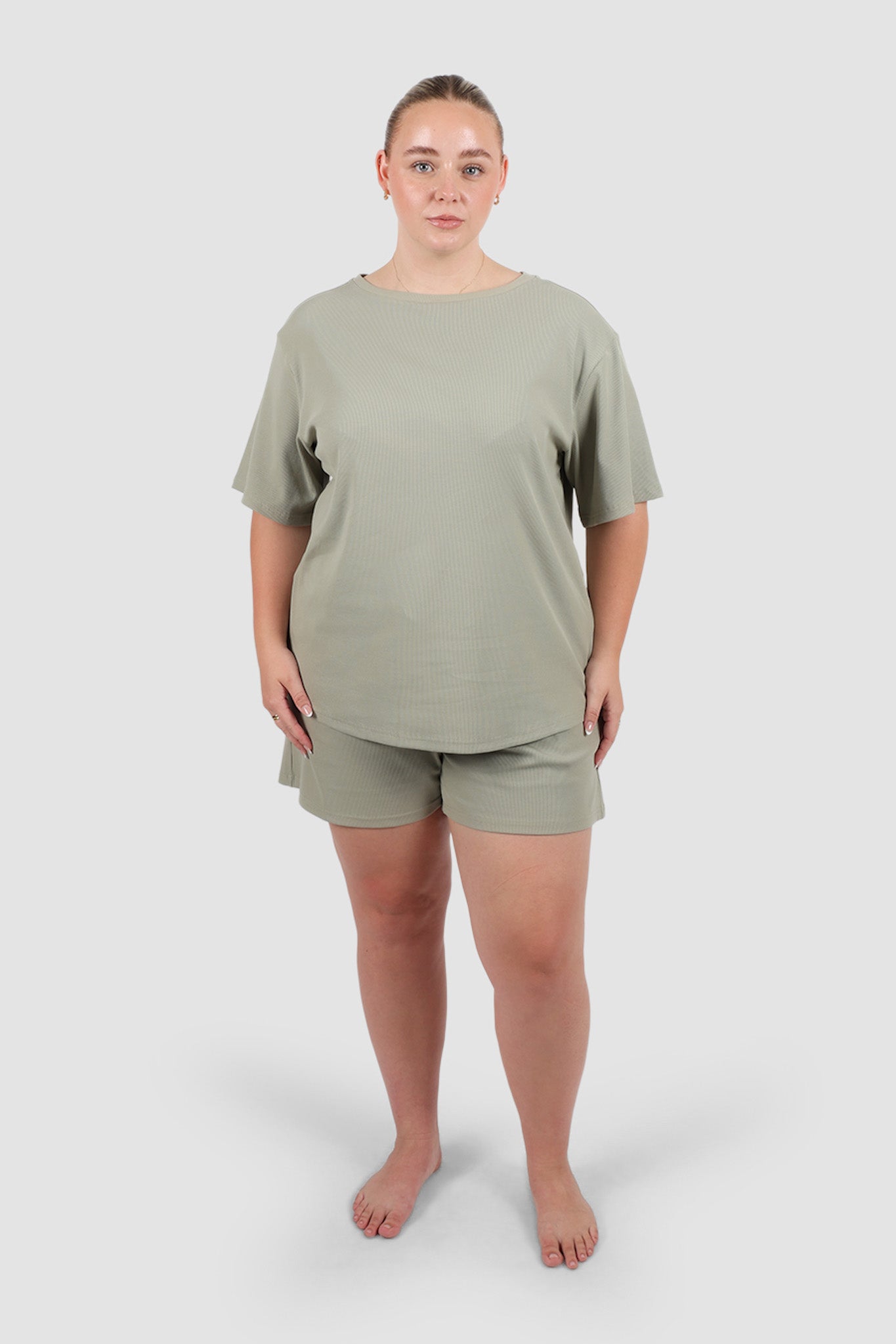 TORLA RIB SHORTS SAGE