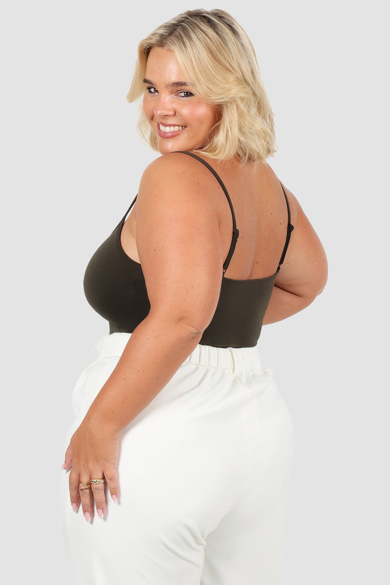 SAWYER BODYSUIT DEEP OLIVE