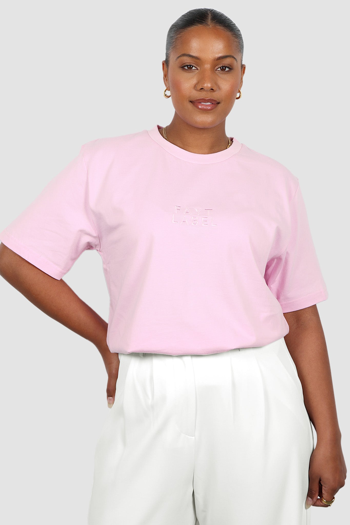 SIGNATURE LOGO TEE PINK