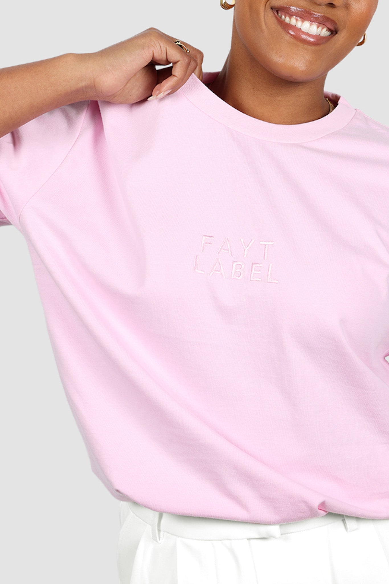 SIGNATURE LOGO TEE PINK