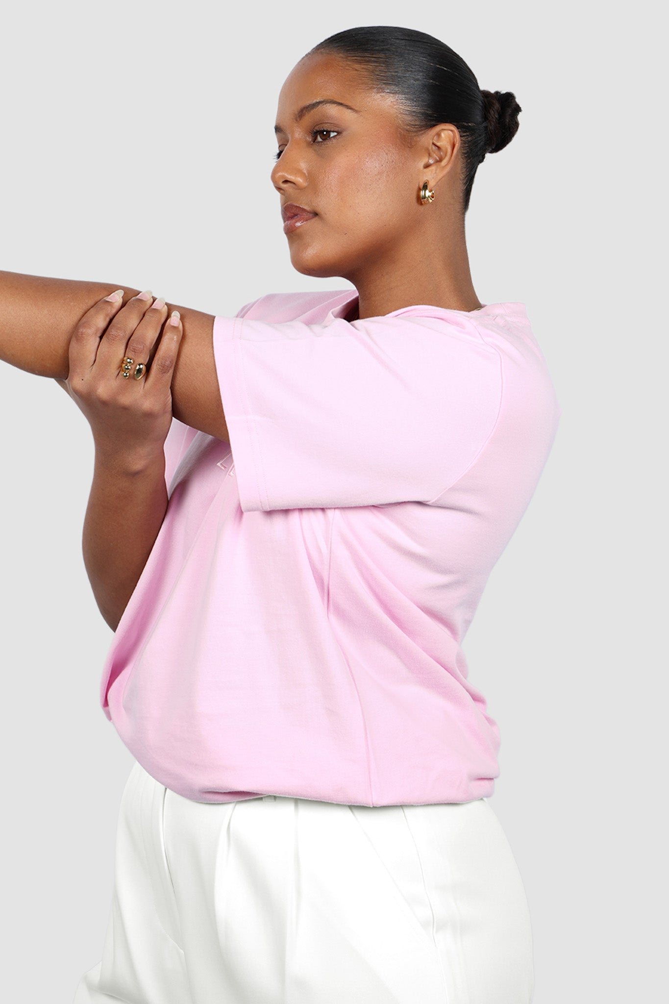 SIGNATURE LOGO TEE PINK