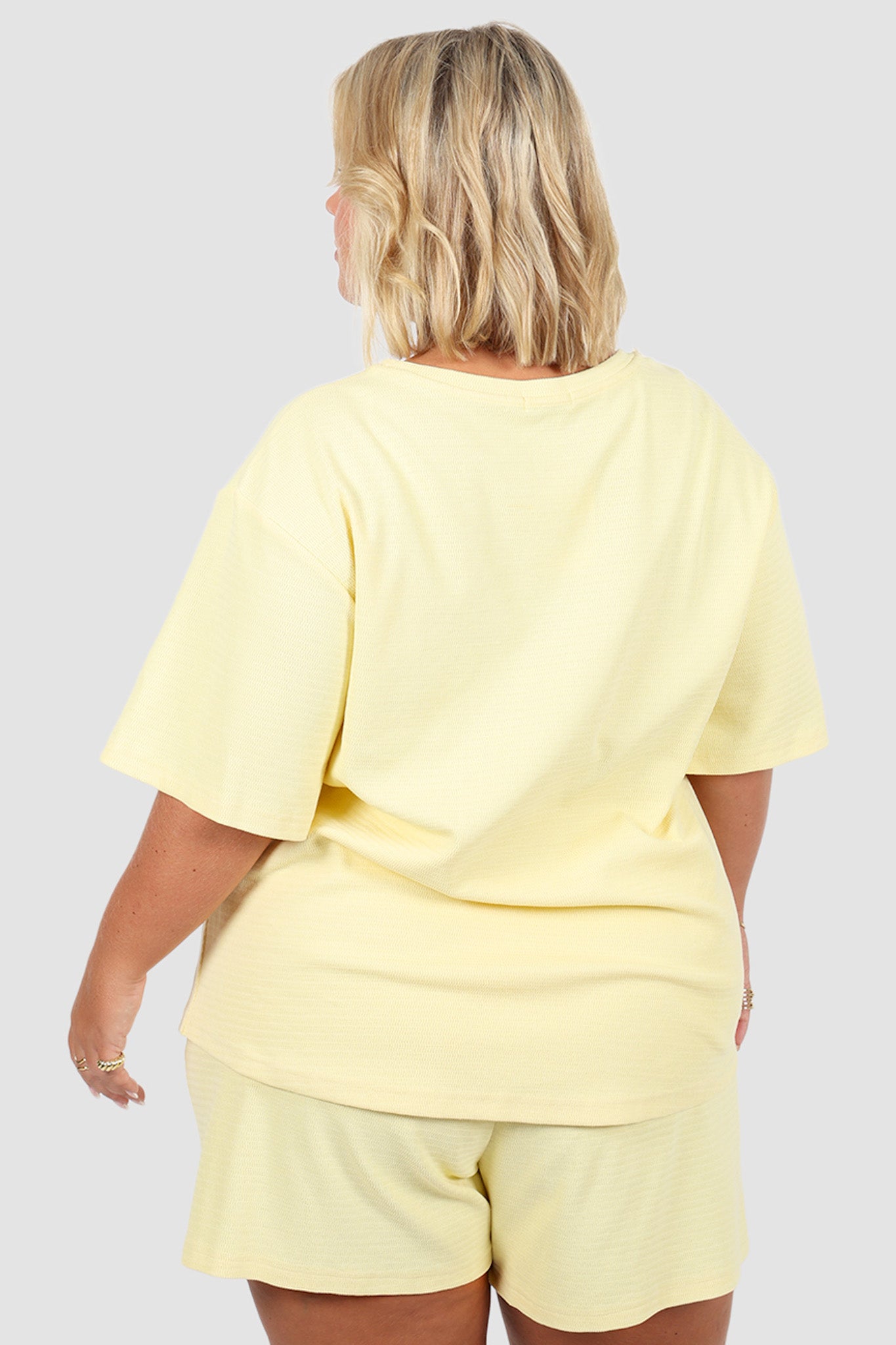 TORLA RIB SHORTS SOFT YELLOW