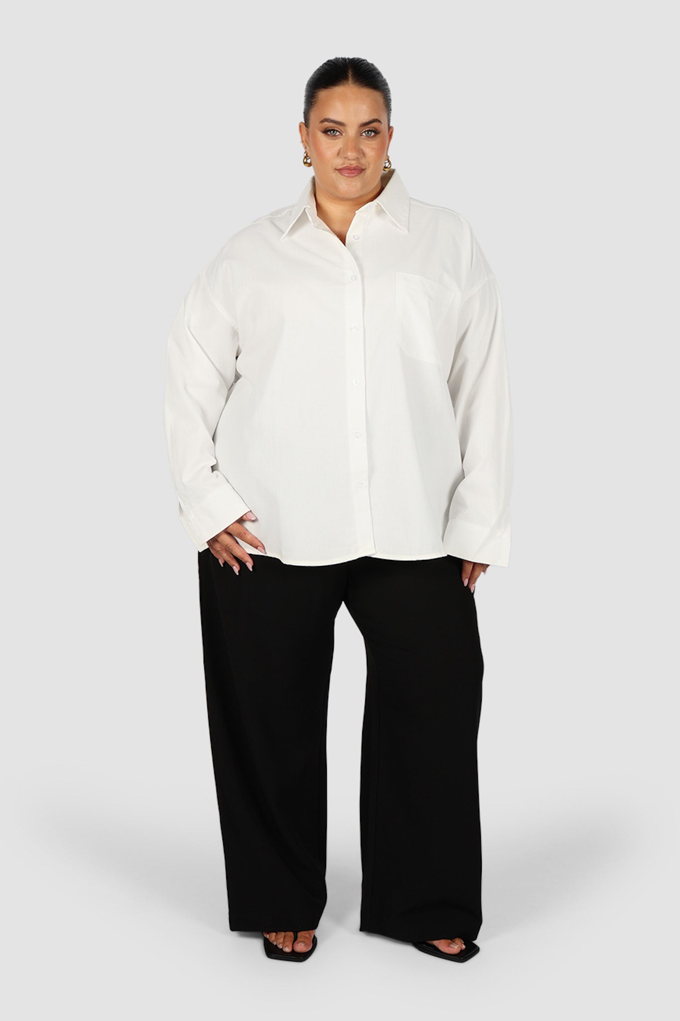 BEXLEY BUTTON SHIRT WHITE