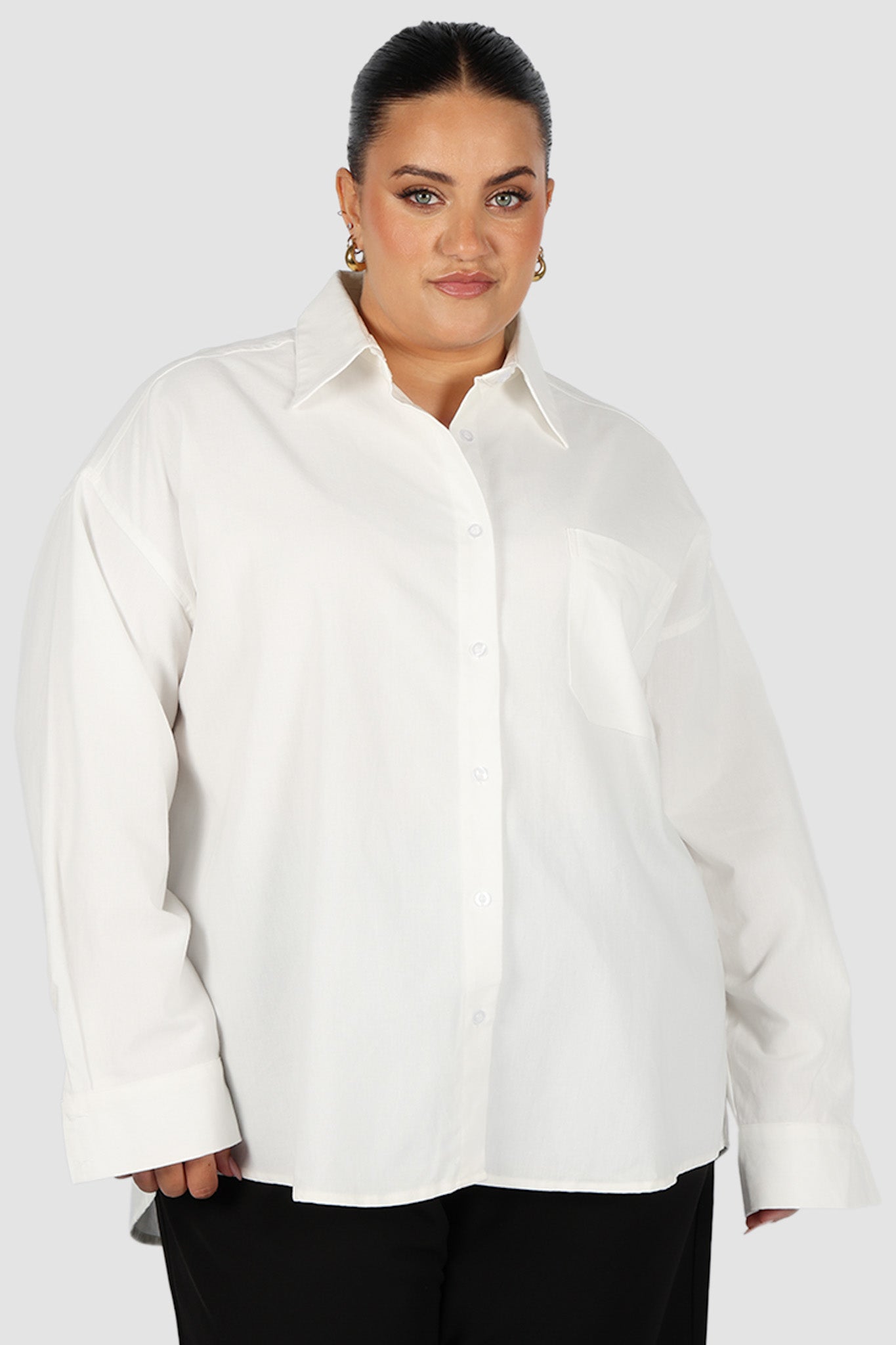 BEXLEY BUTTON SHIRT WHITE