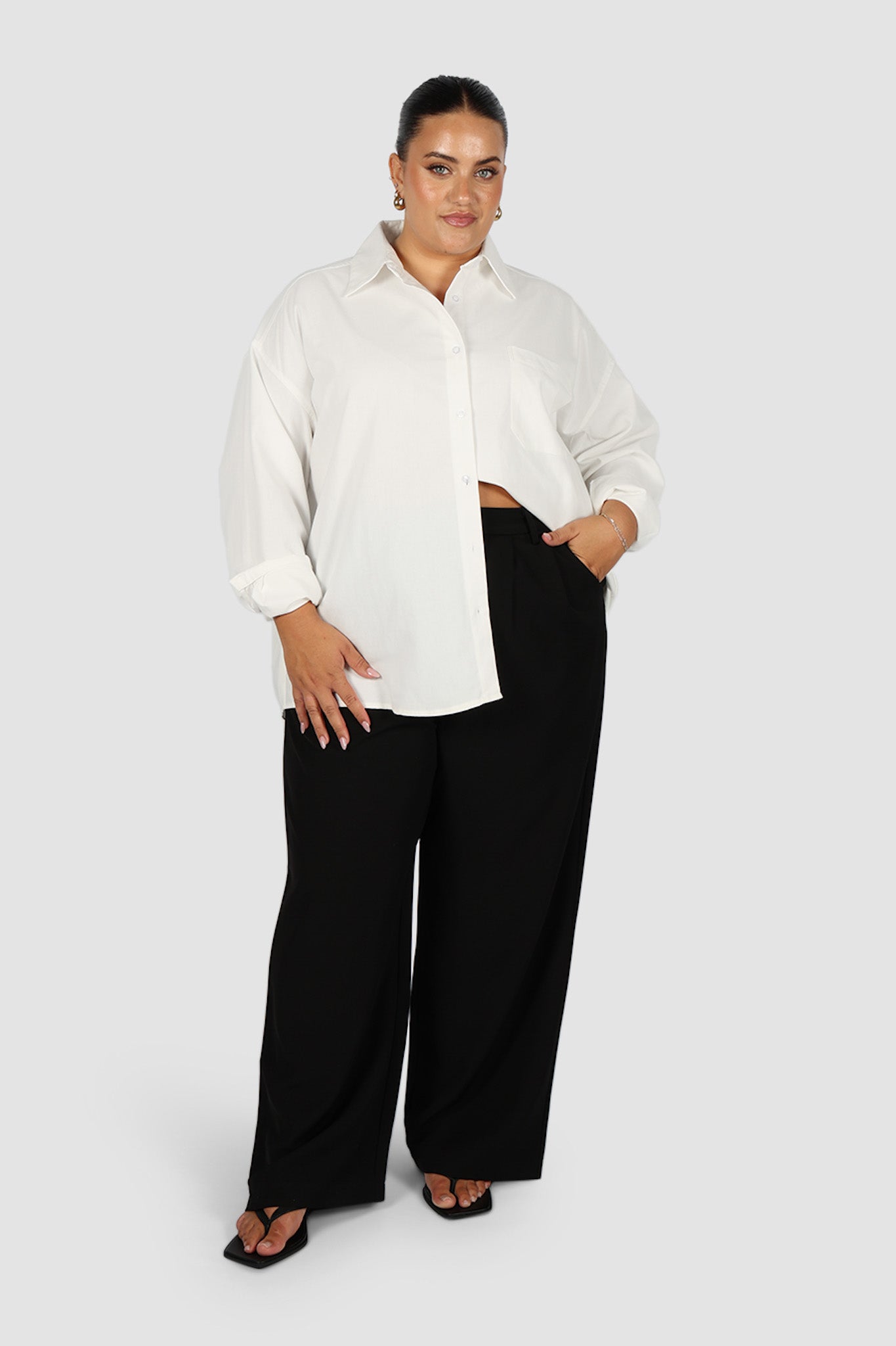 BEXLEY BUTTON SHIRT WHITE