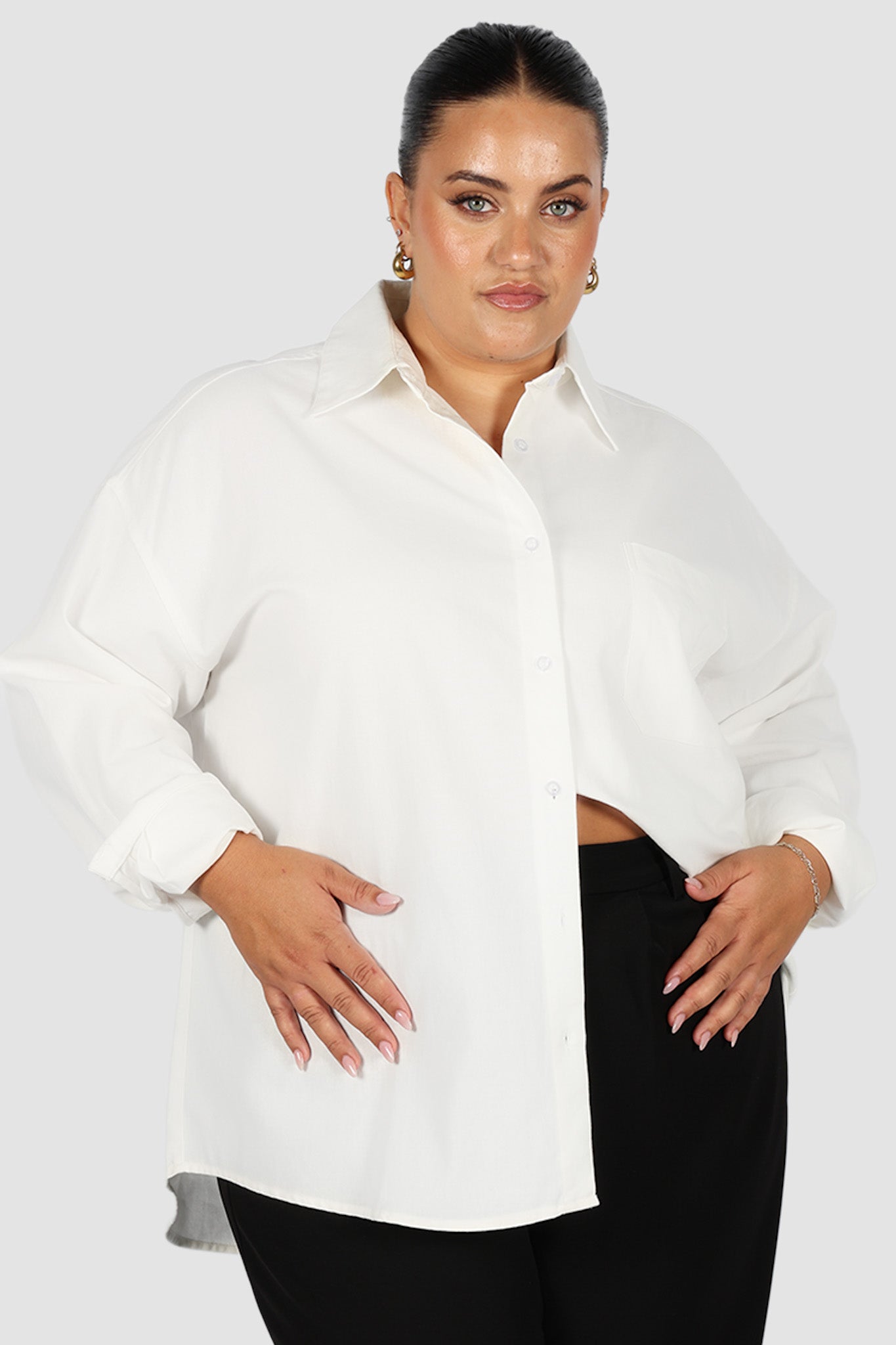 BEXLEY BUTTON SHIRT WHITE