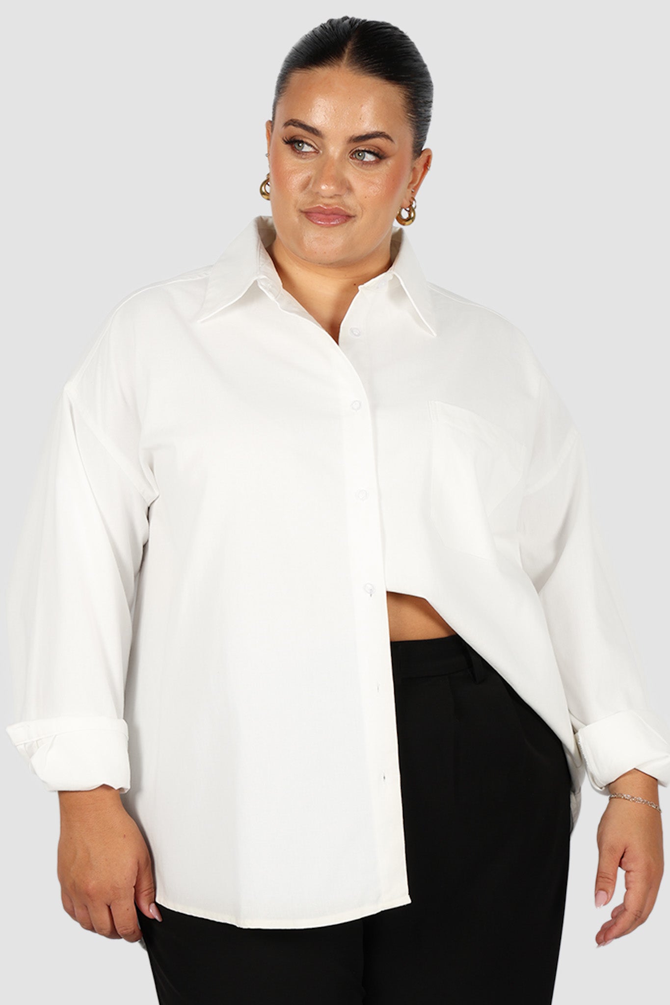 BEXLEY BUTTON SHIRT WHITE