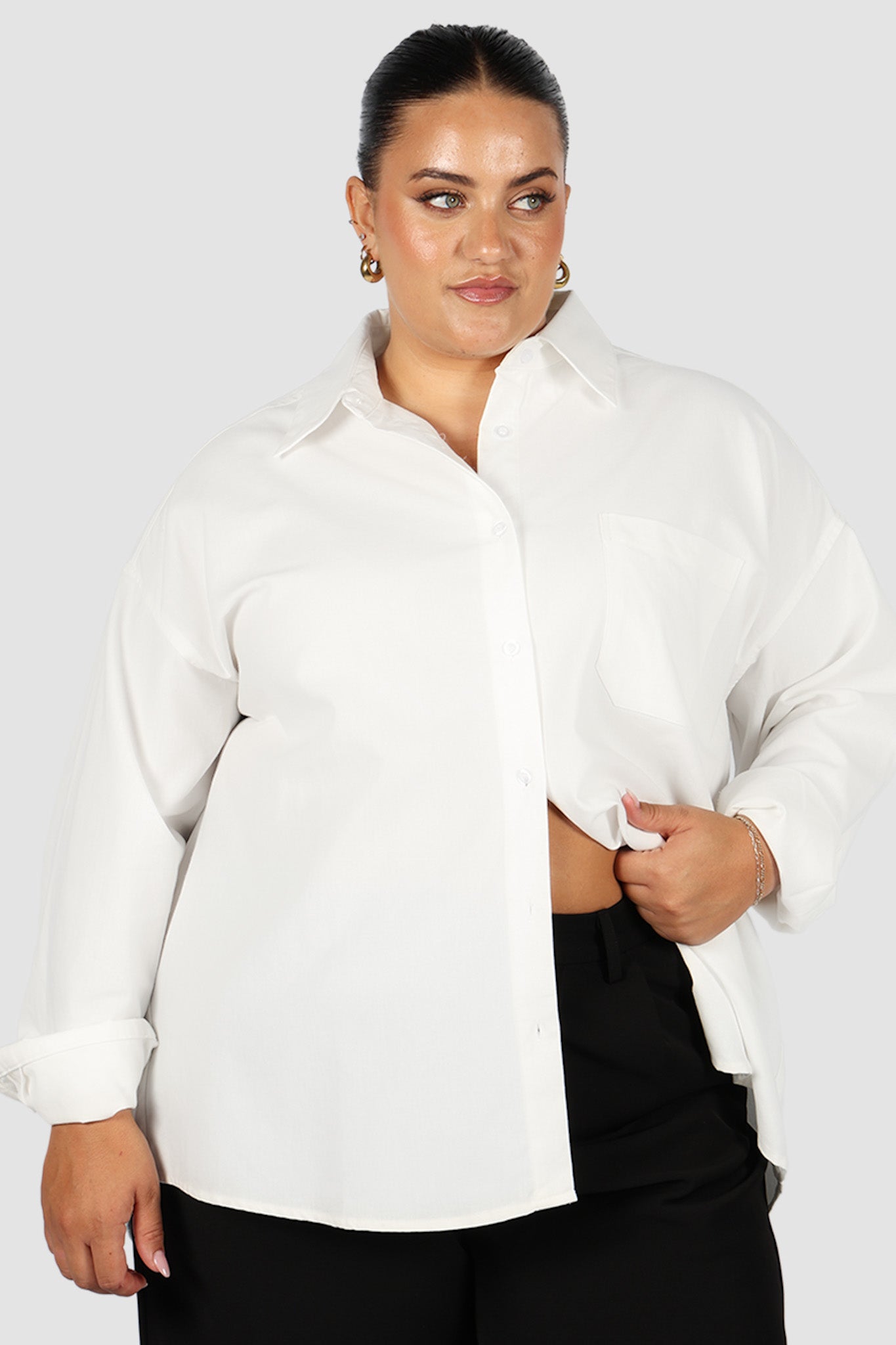 BEXLEY BUTTON SHIRT WHITE