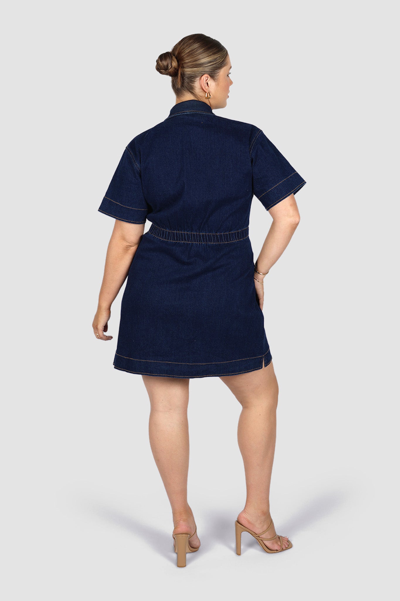 SAVEIRA DENIM DRESS MIDNIGHT