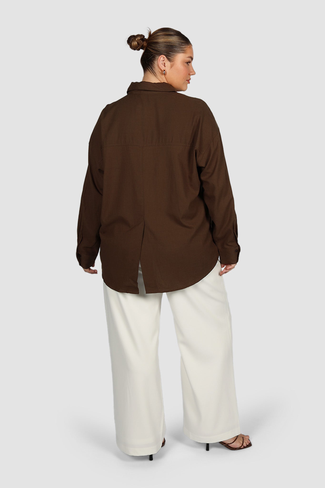 BEXLEY BUTTON SHIRT ESPRESSO