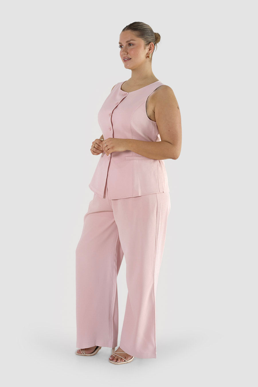 ROMIE VEST SOFT PINK