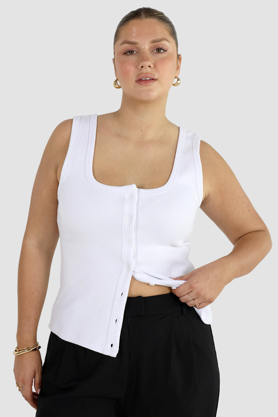 BECKER TOP WHITE