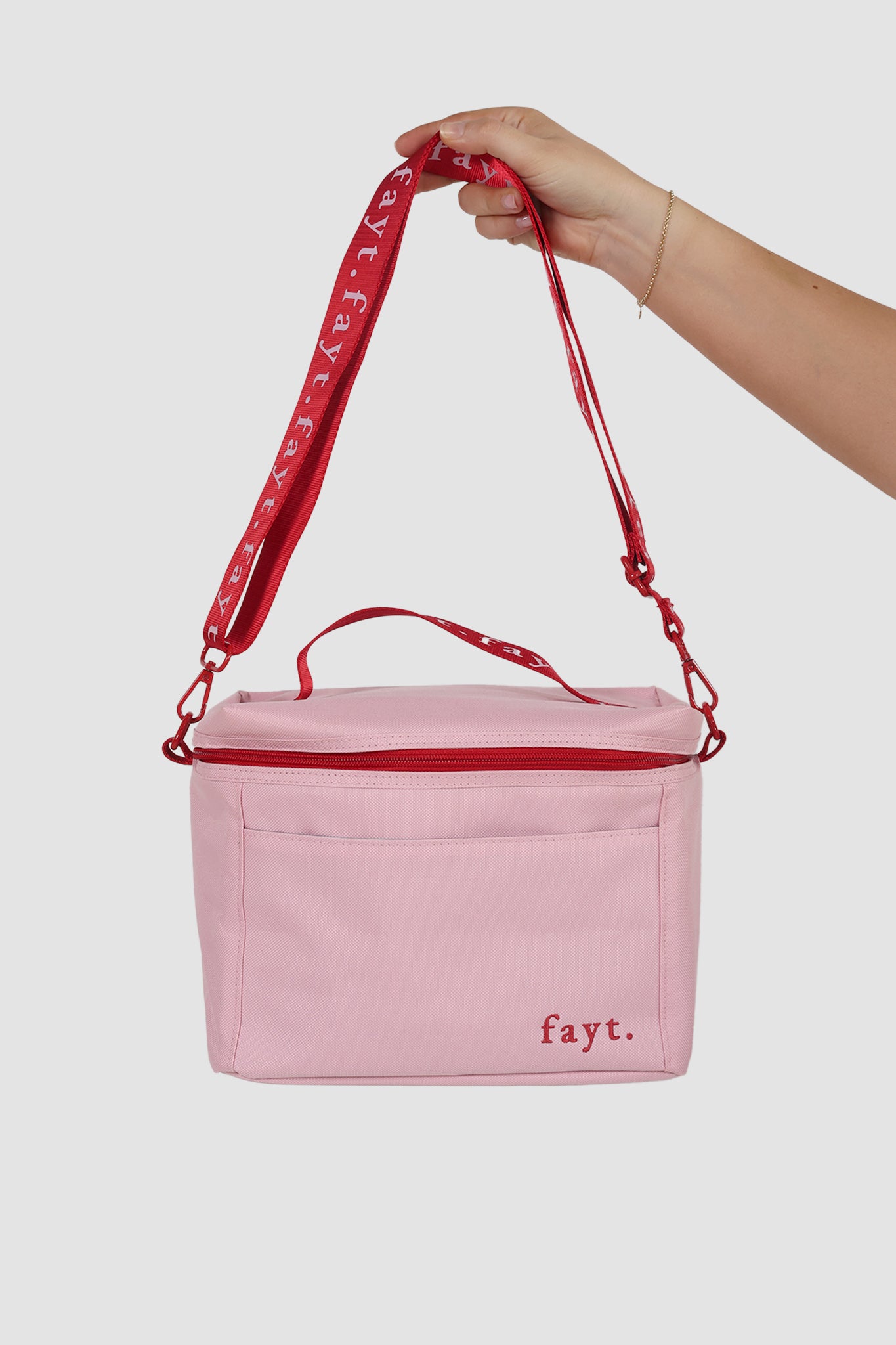 FAYT LUNCH BAG PINK/RED