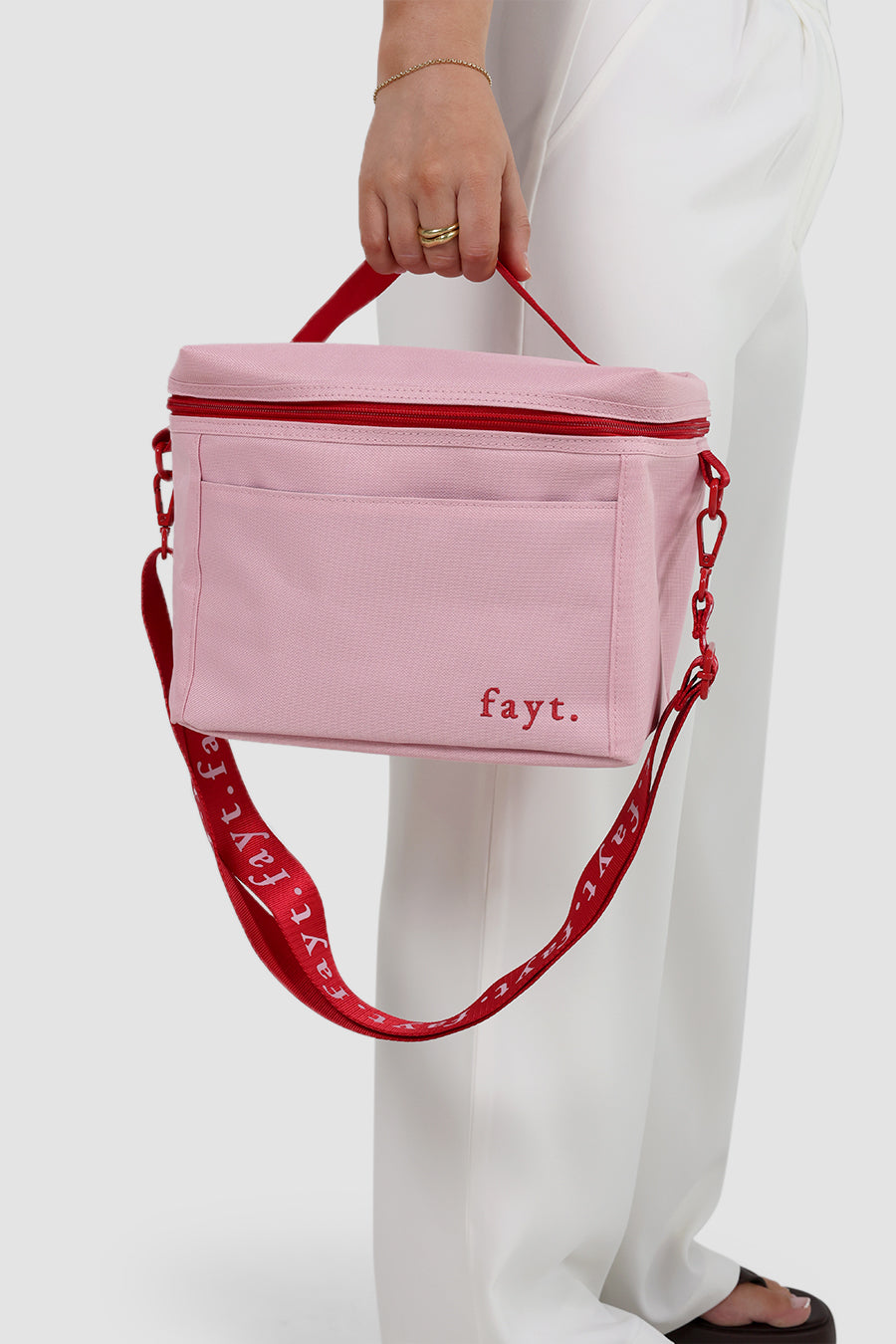 FAYT LUNCH BAG PINK/RED