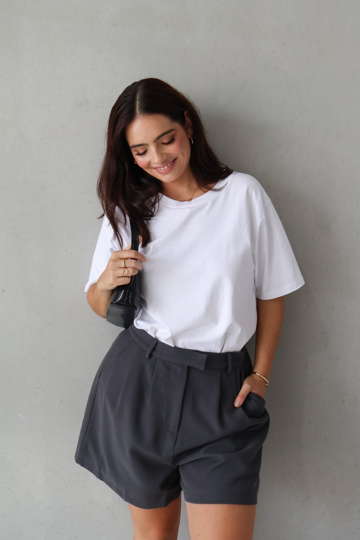 WYATT SHORT DEEP CHARCOAL