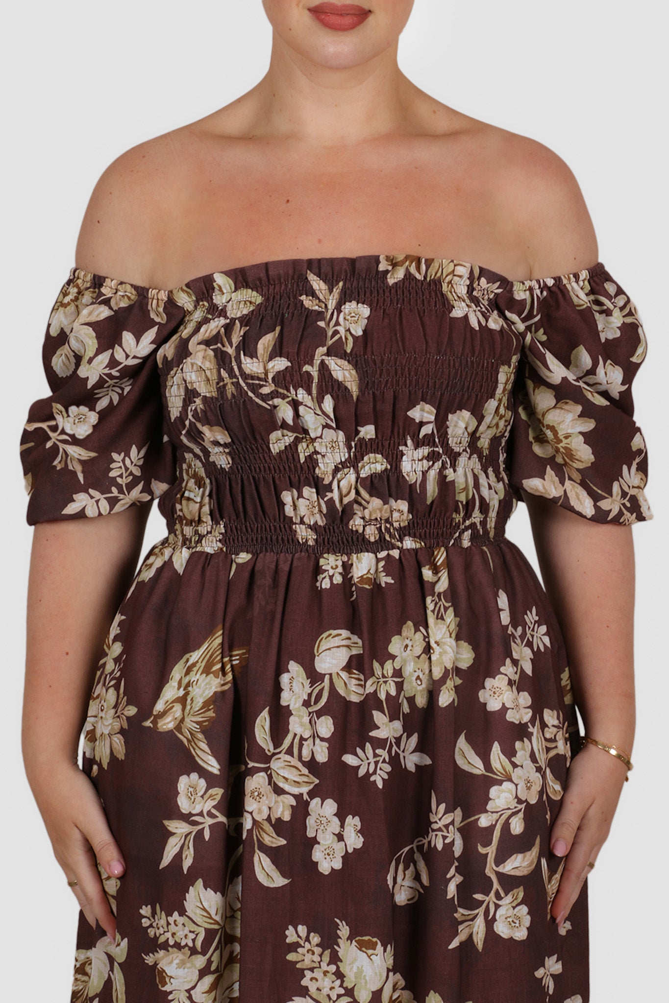 ISMAE MAXI DRESS GOLDEN MEADOW