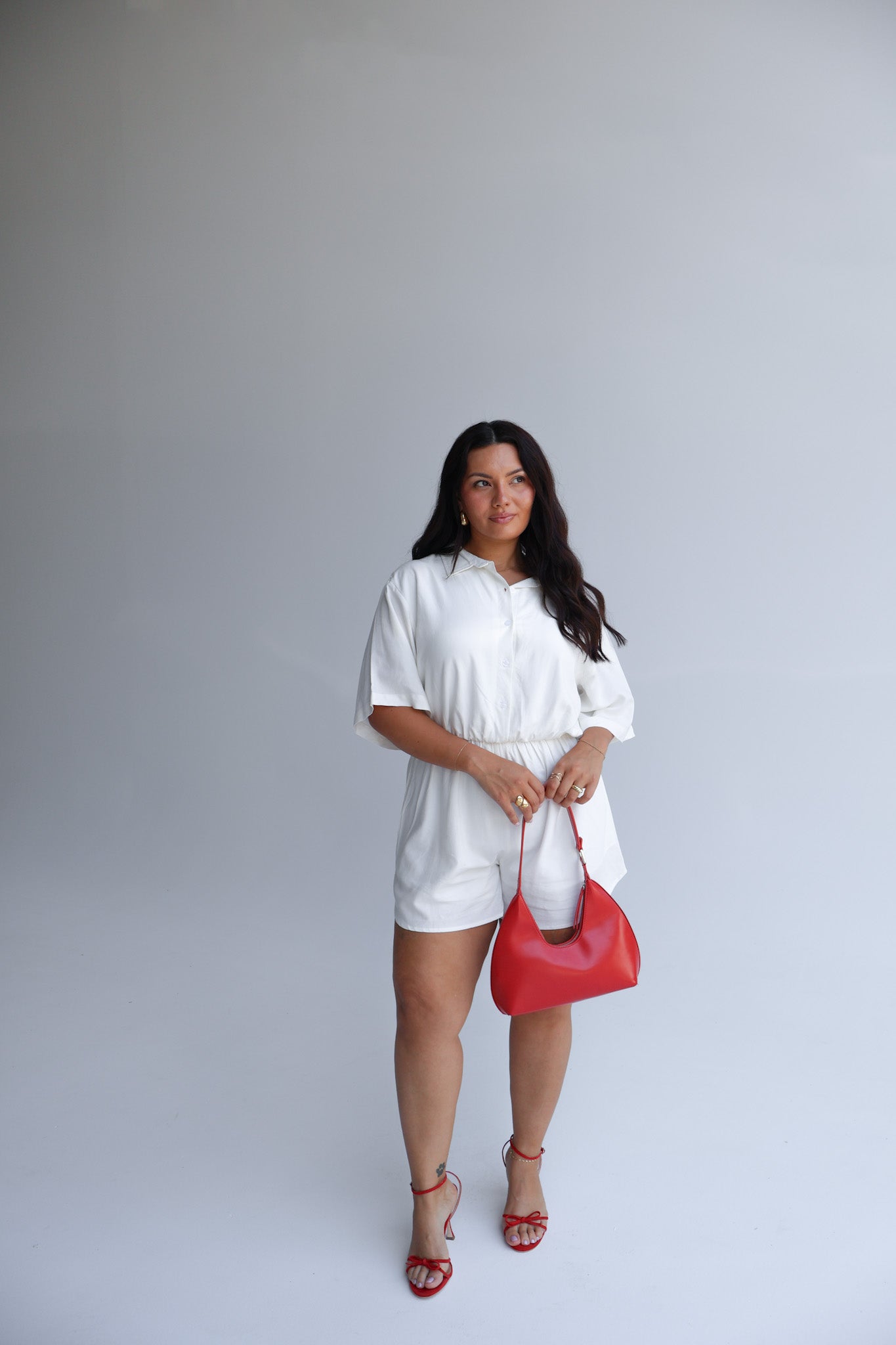 ZEPHYR LINEN PLAYSUIT WHITE