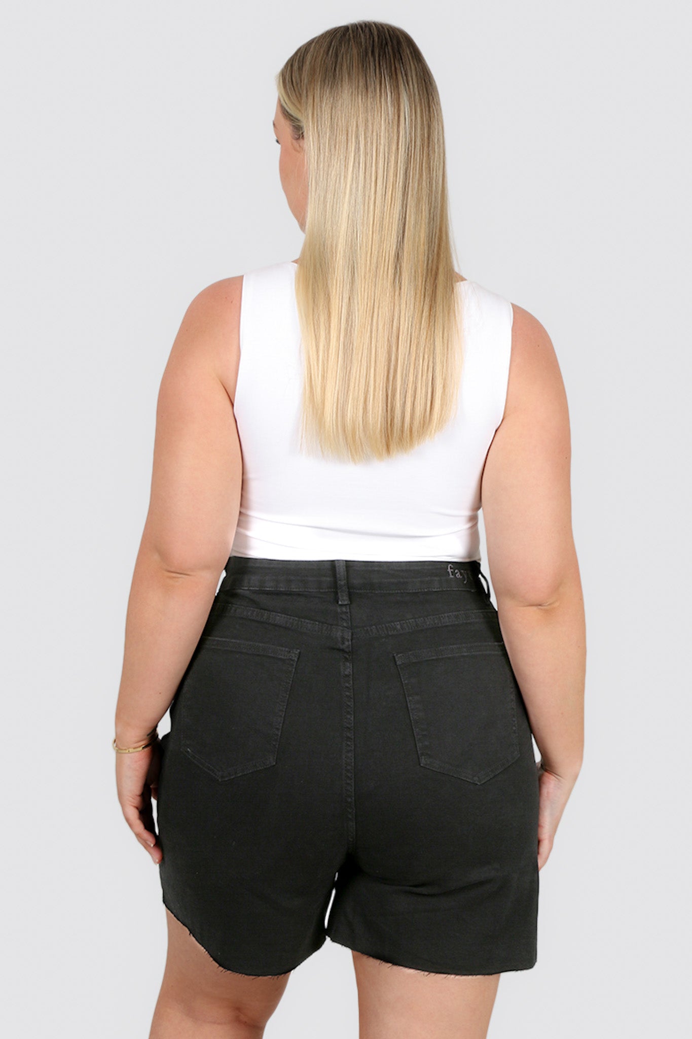 JAGGER DENIM SHORT BLACK WASH