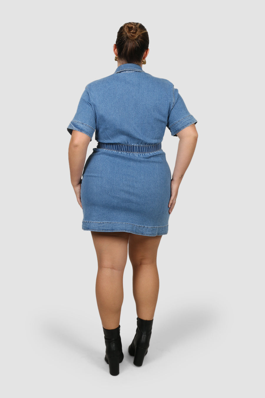 SAVEIRA DENIM DRESS BLUE