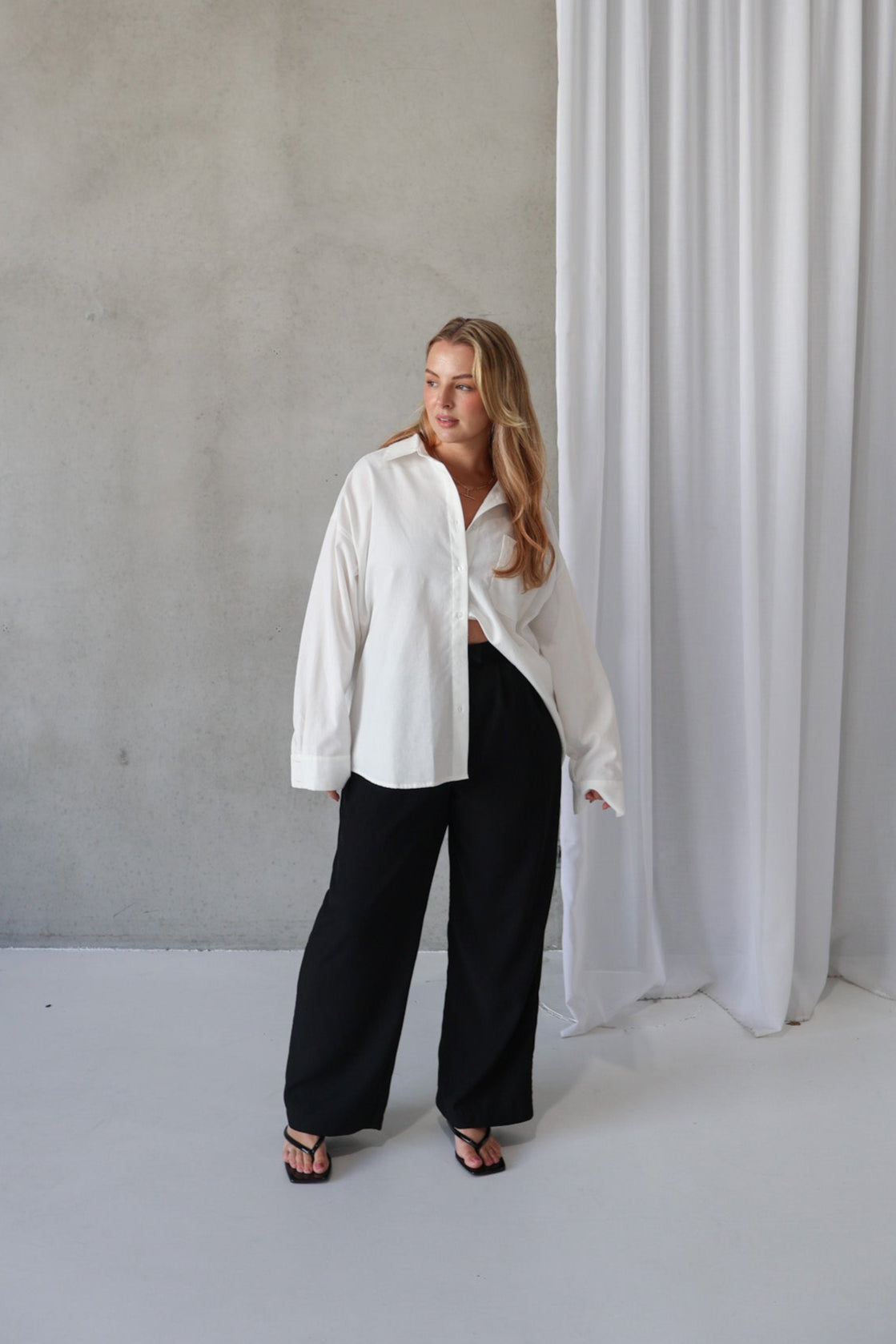 BEXLEY BUTTON SHIRT WHITE