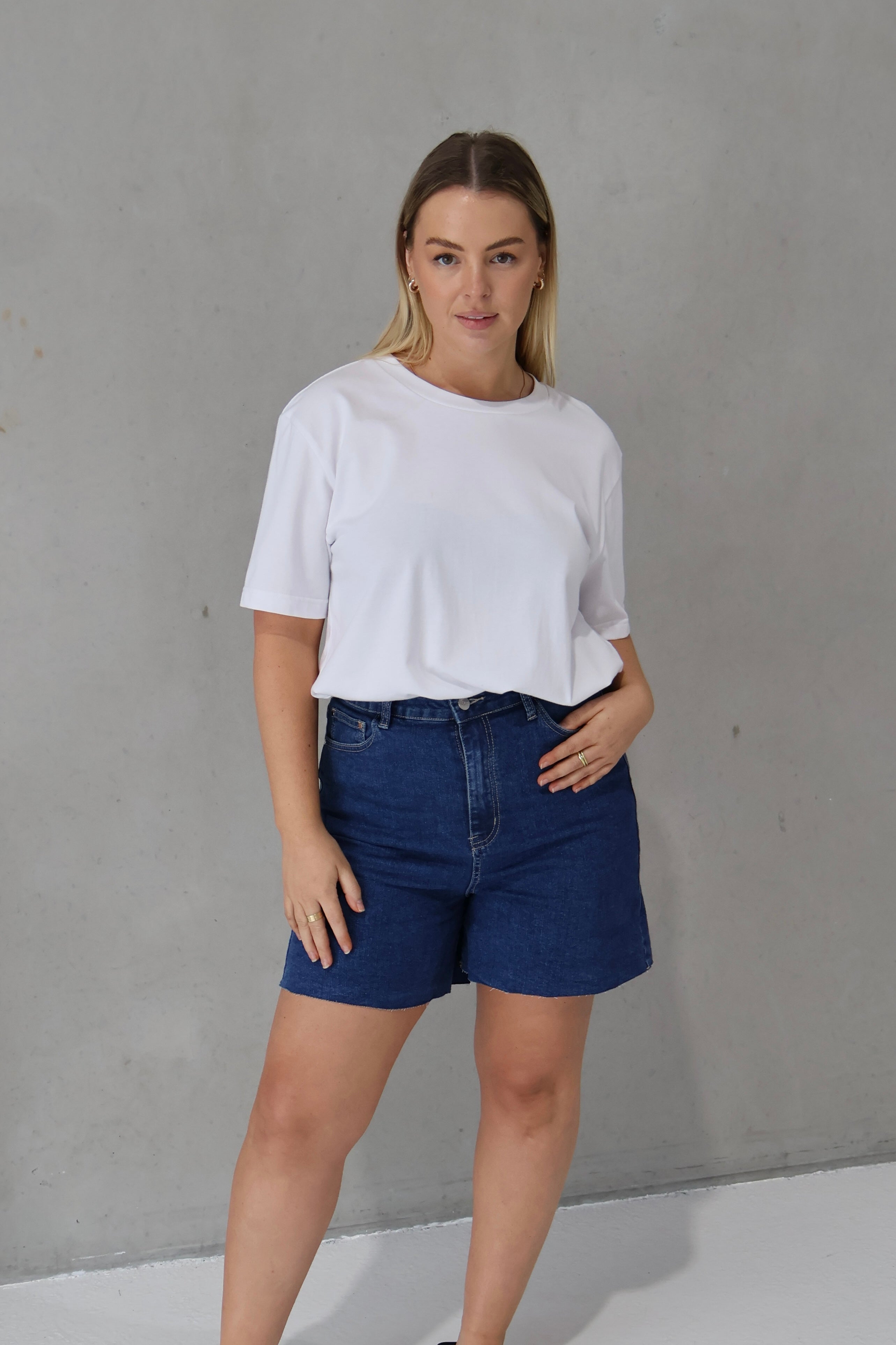 JAGGER DENIM SHORT DEEP BLUE