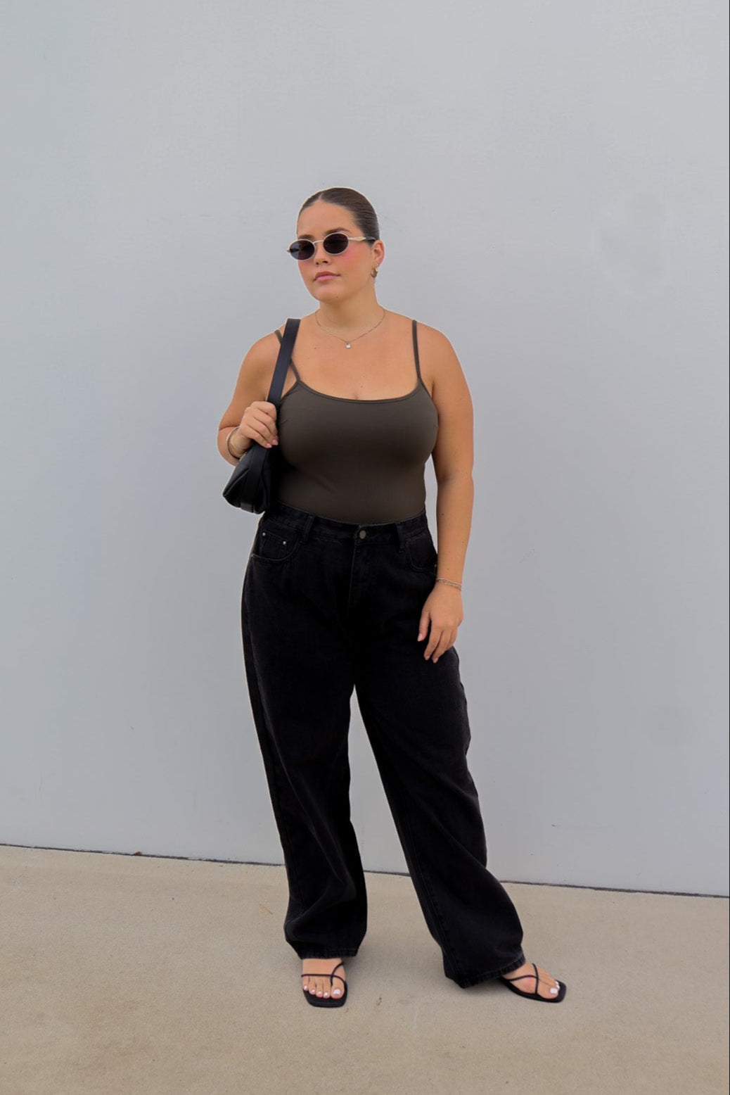 SAWYER BODYSUIT DEEP OLIVE