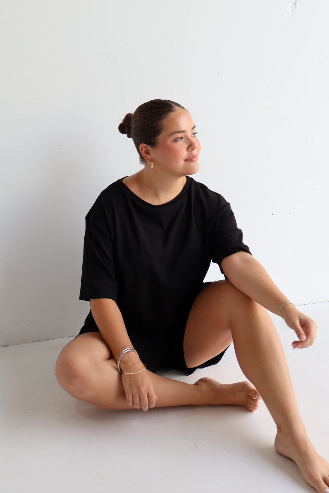 TORLA RIB SHORTS BLACK