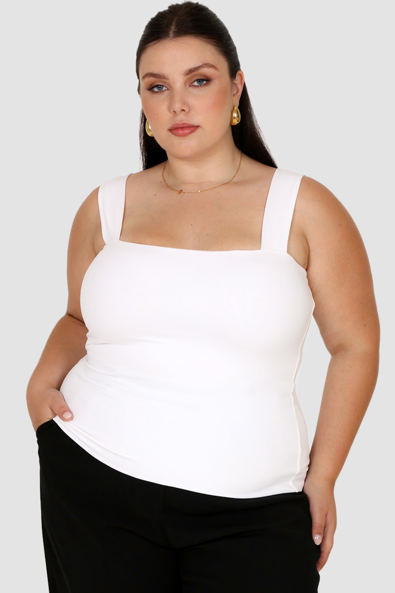 QUINN TOP WHITE
