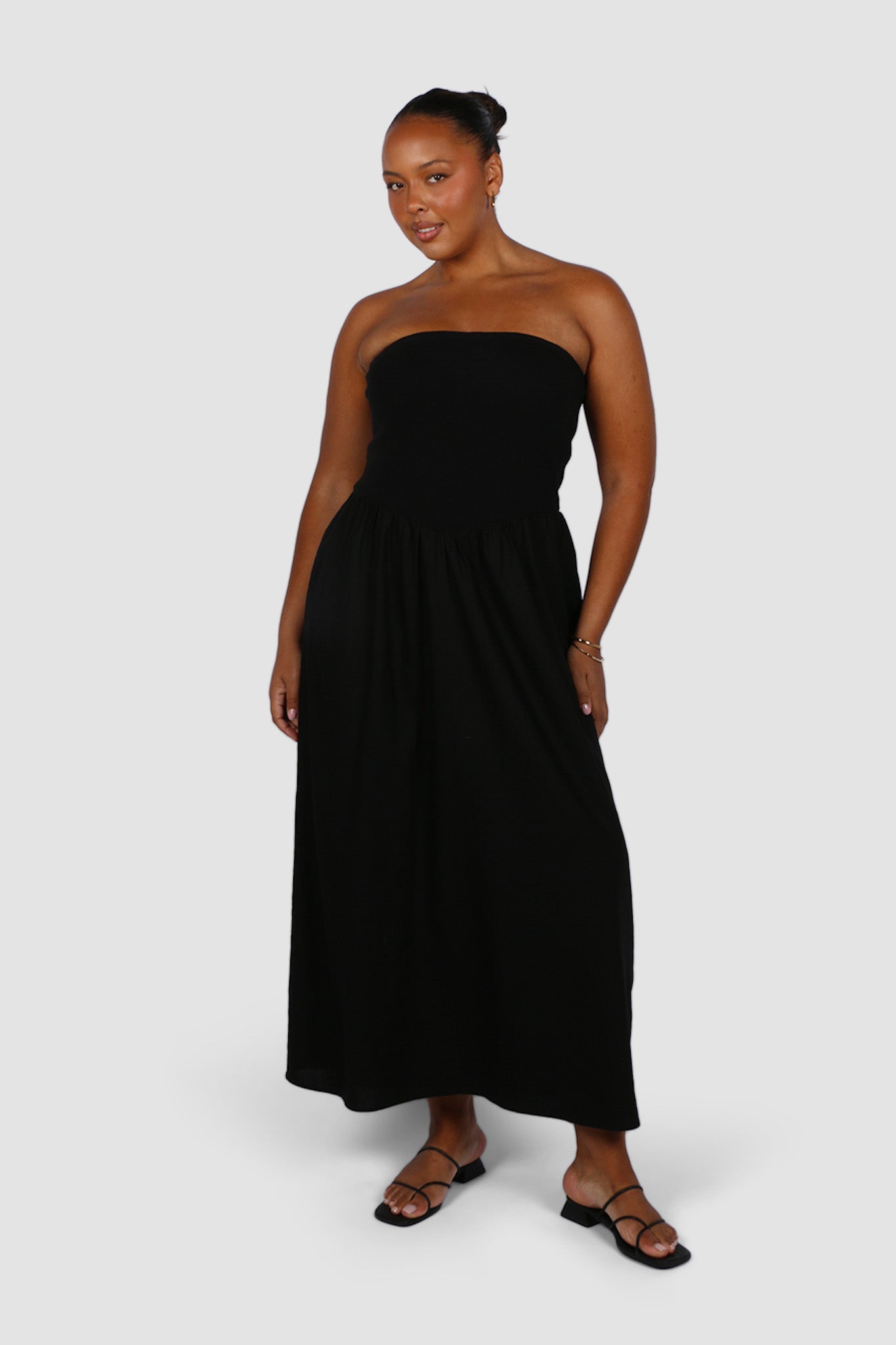 VELLA DRESS BLACK FAYT The Label