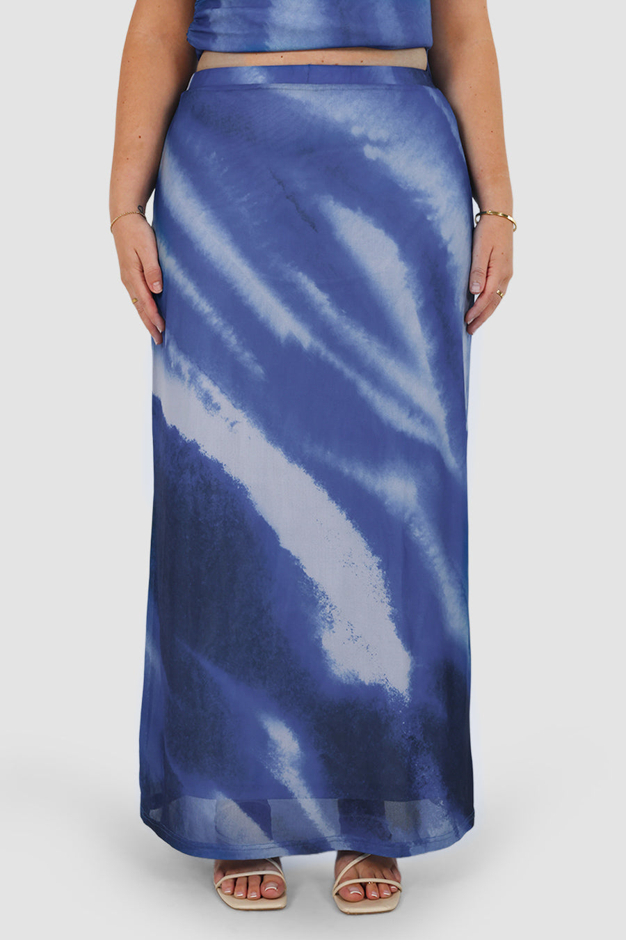 LALITA MAXI SKIRT AZURE WASH