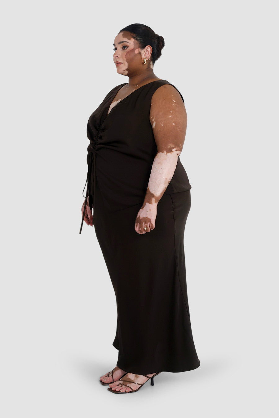 CELENE SKIRT CHOCOLATE