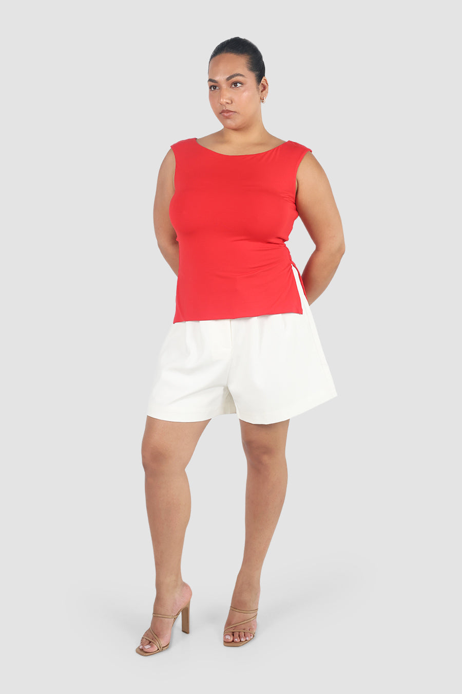 IVIE TOP RED