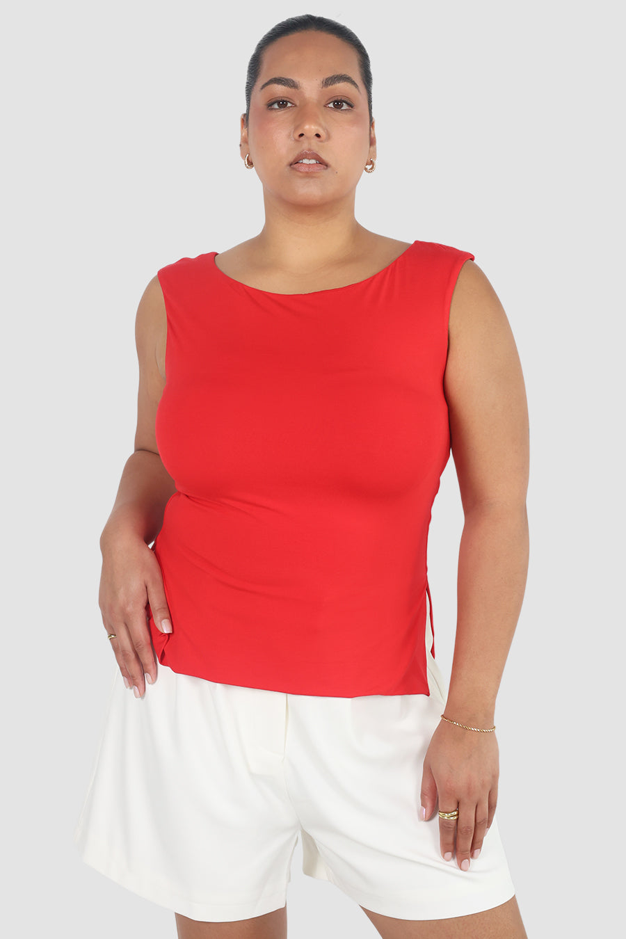 IVIE TOP RED