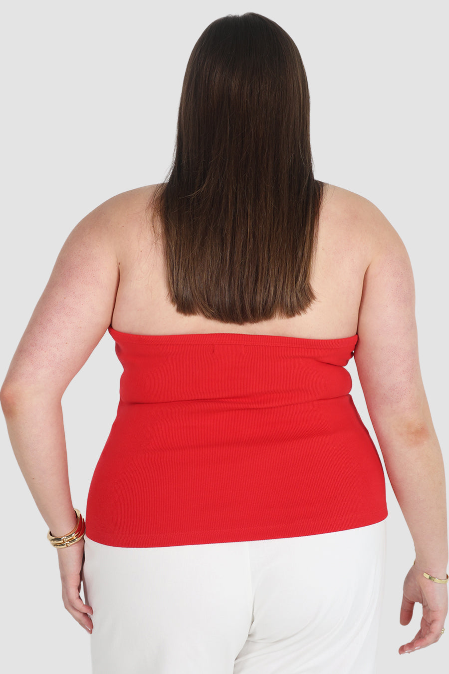 RENNA HALTER TOP RED