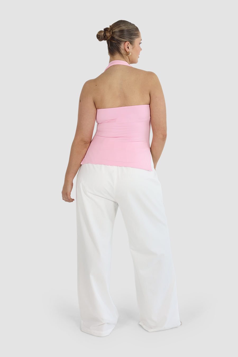 OVIE HALTER TOP PINK