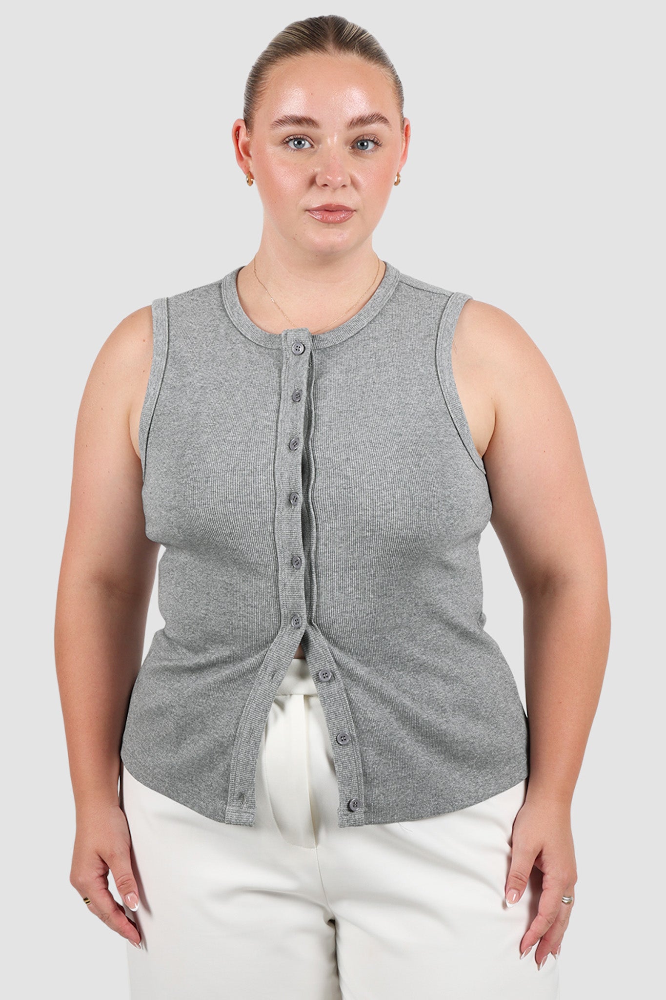 ROLLA TOP GREY MARLE