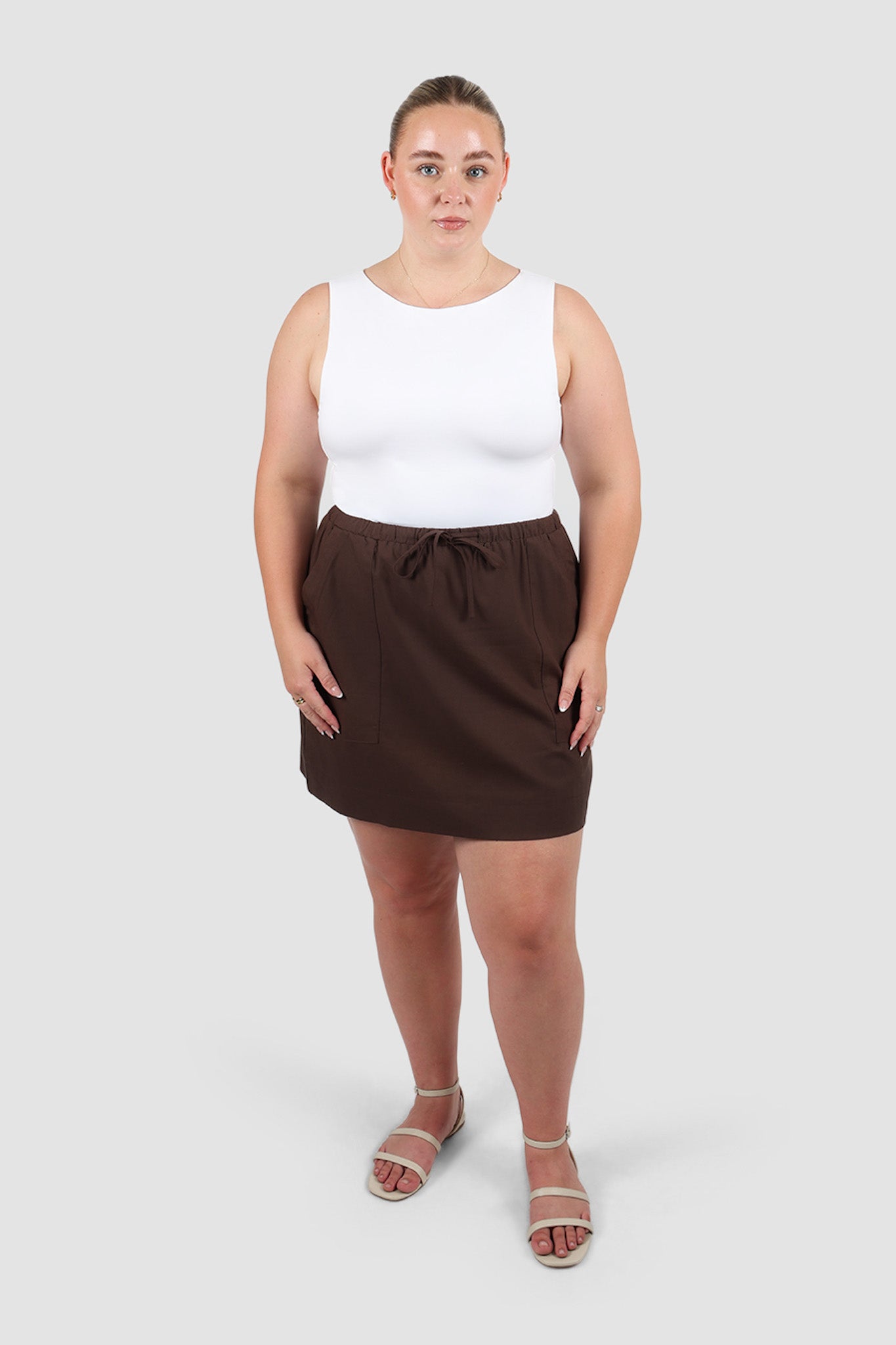 TORIA SKIRT ESPRESSO