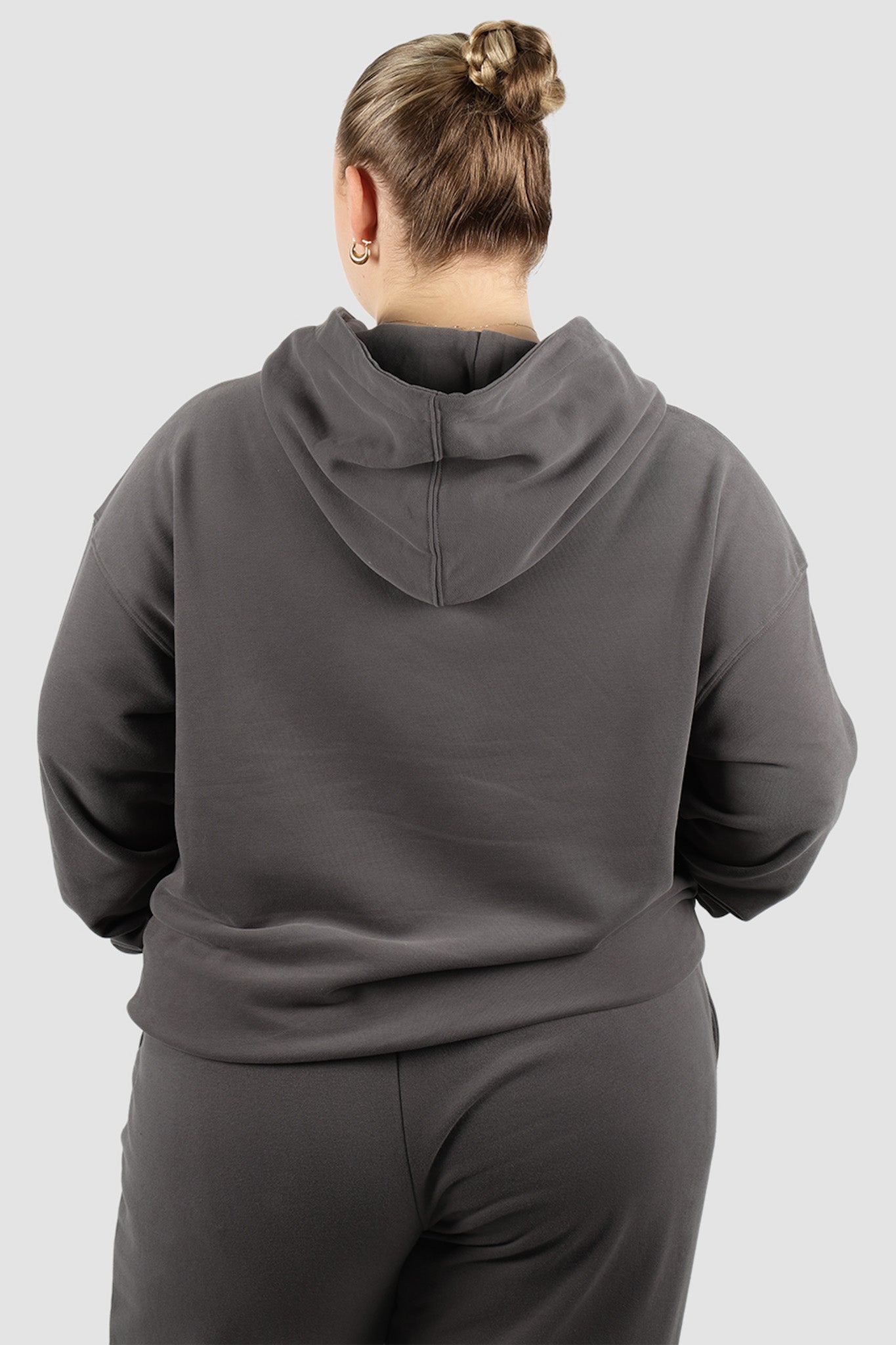 FAYT LOGO HOODIE CHARCOAL