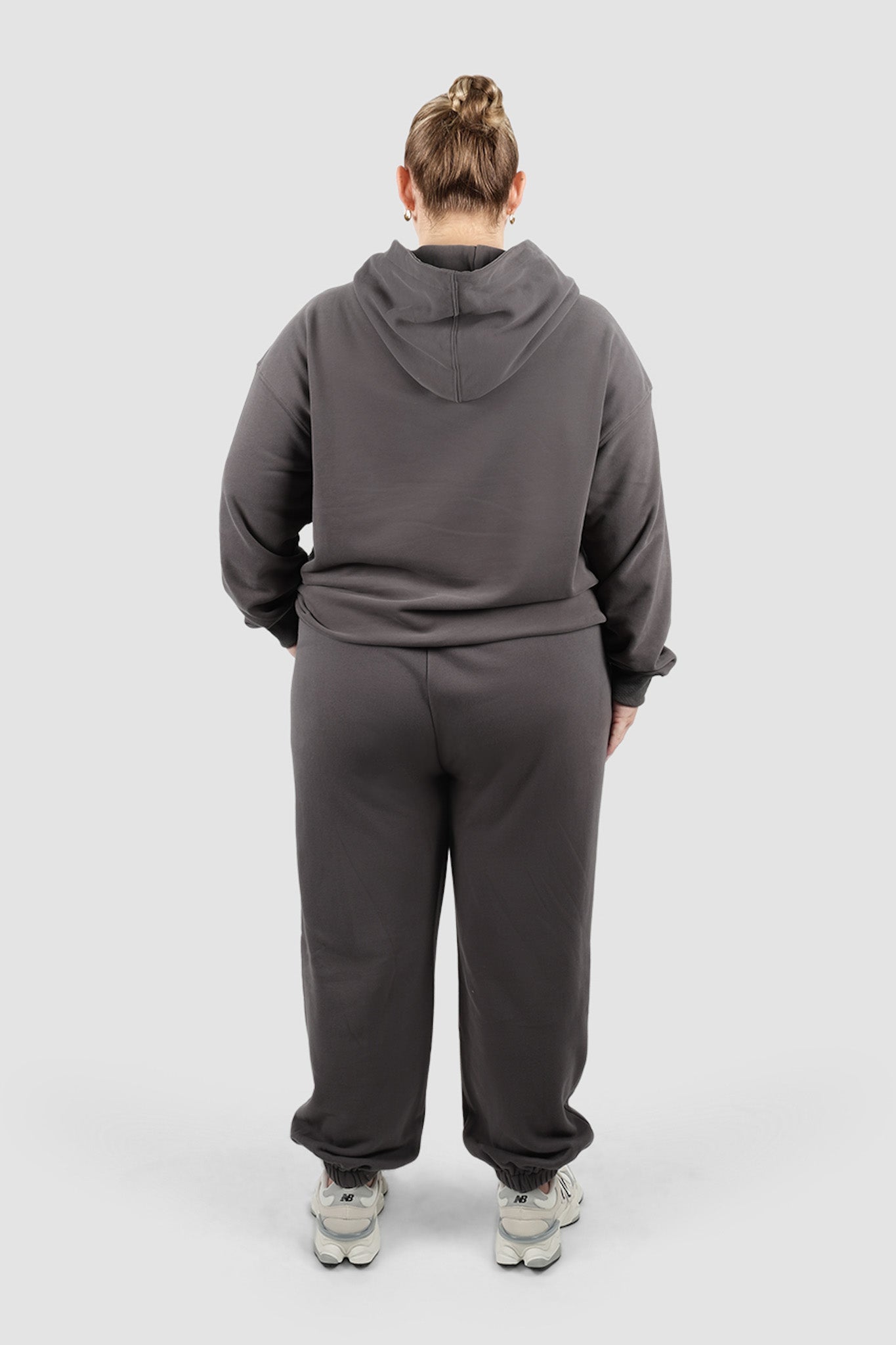 FAYT LOGO HOODIE CHARCOAL