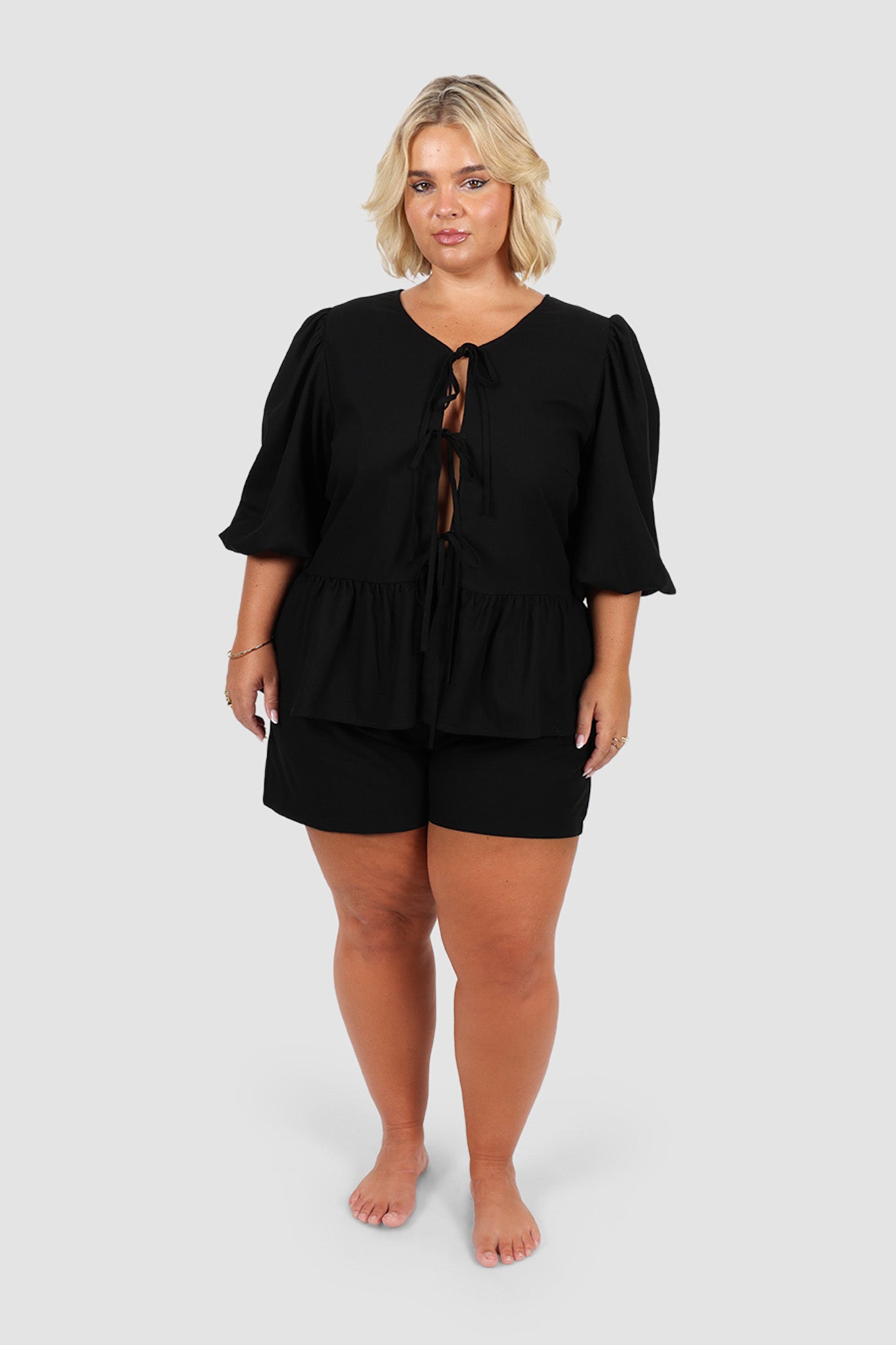 FAWN TOP BLACK