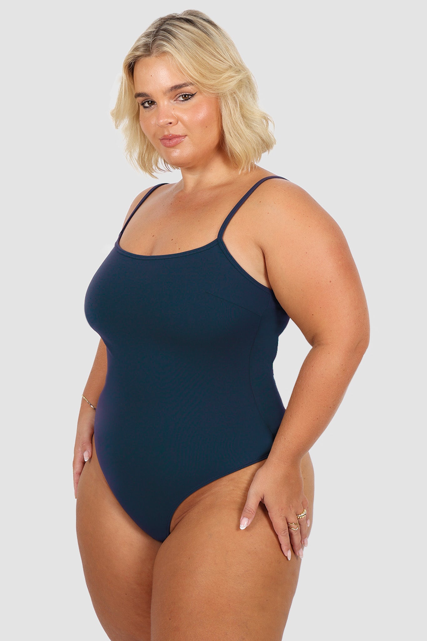 SHOP OUR SUPER-SOFT BODYSUIT IN NAVY 6-26 – FAYT The Label