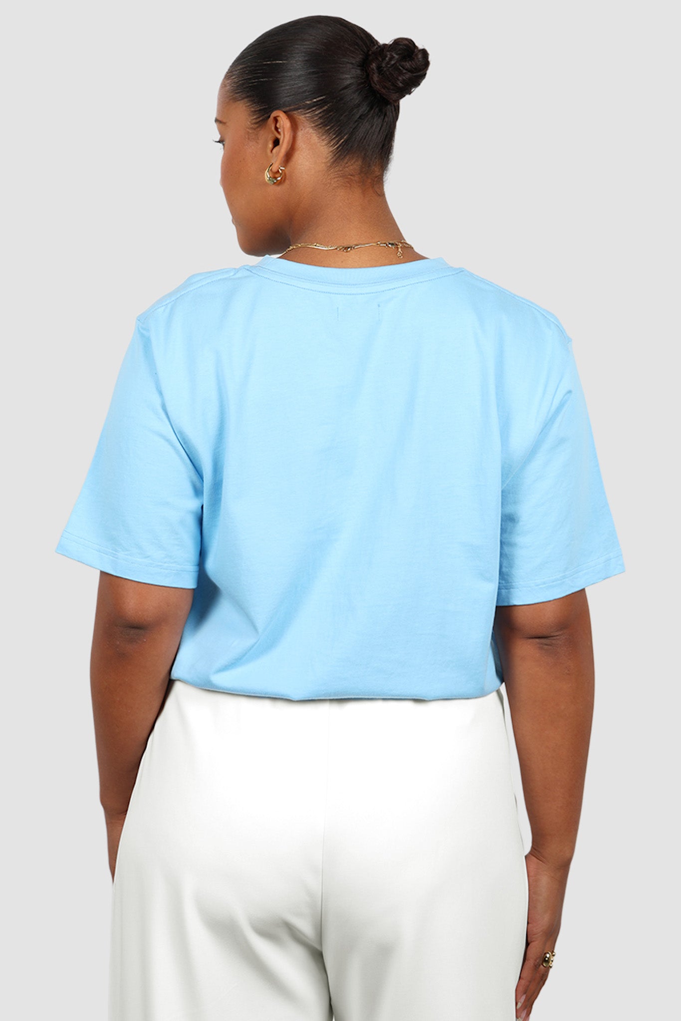 SIGNATURE LOGO TEE BLUE