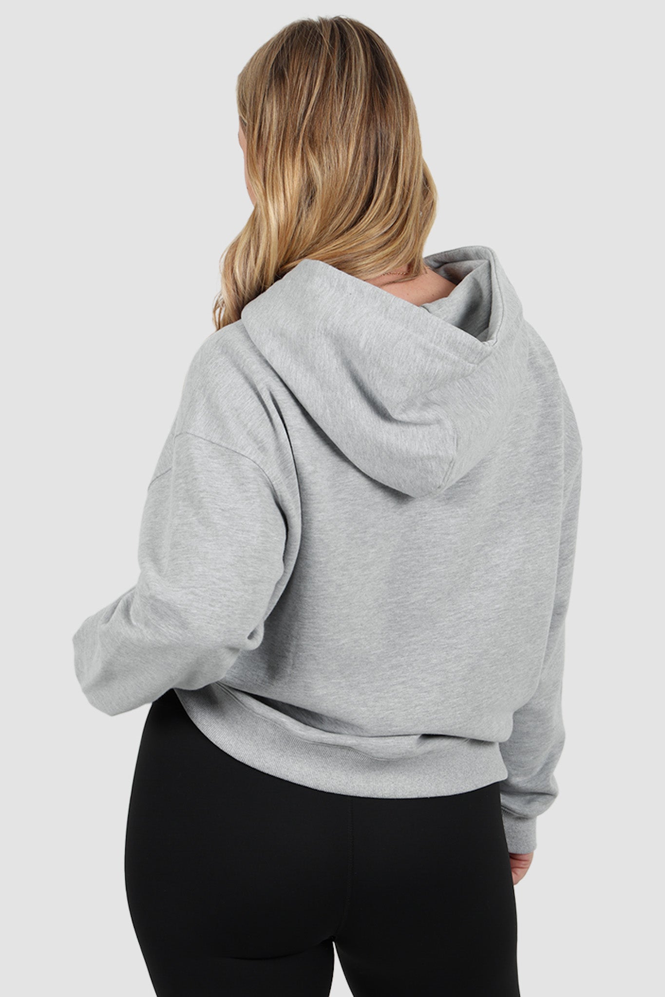 FAYT LOGO HOODIE GREY MARLE