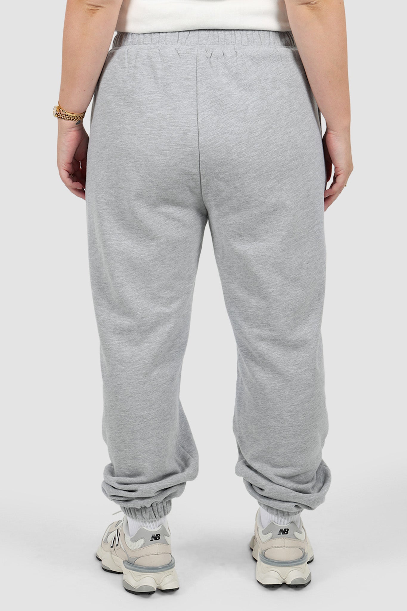 FAYT LOGO CUFF SWEATPANT GREY MARLE