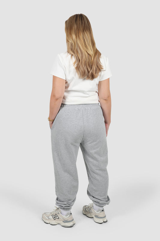 FAYT LOGO CUFF SWEATPANT GREY MARLE