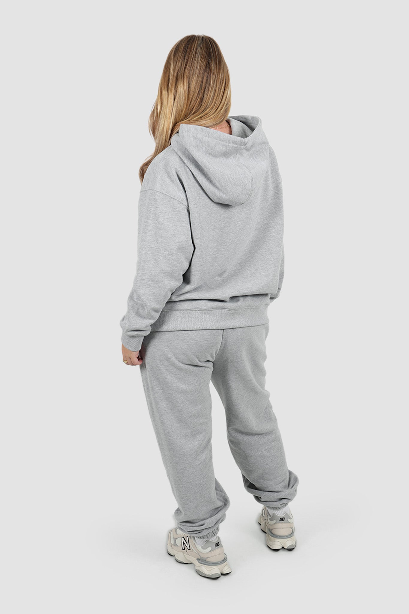 FAYT LOGO CUFF SWEATPANT GREY MARLE