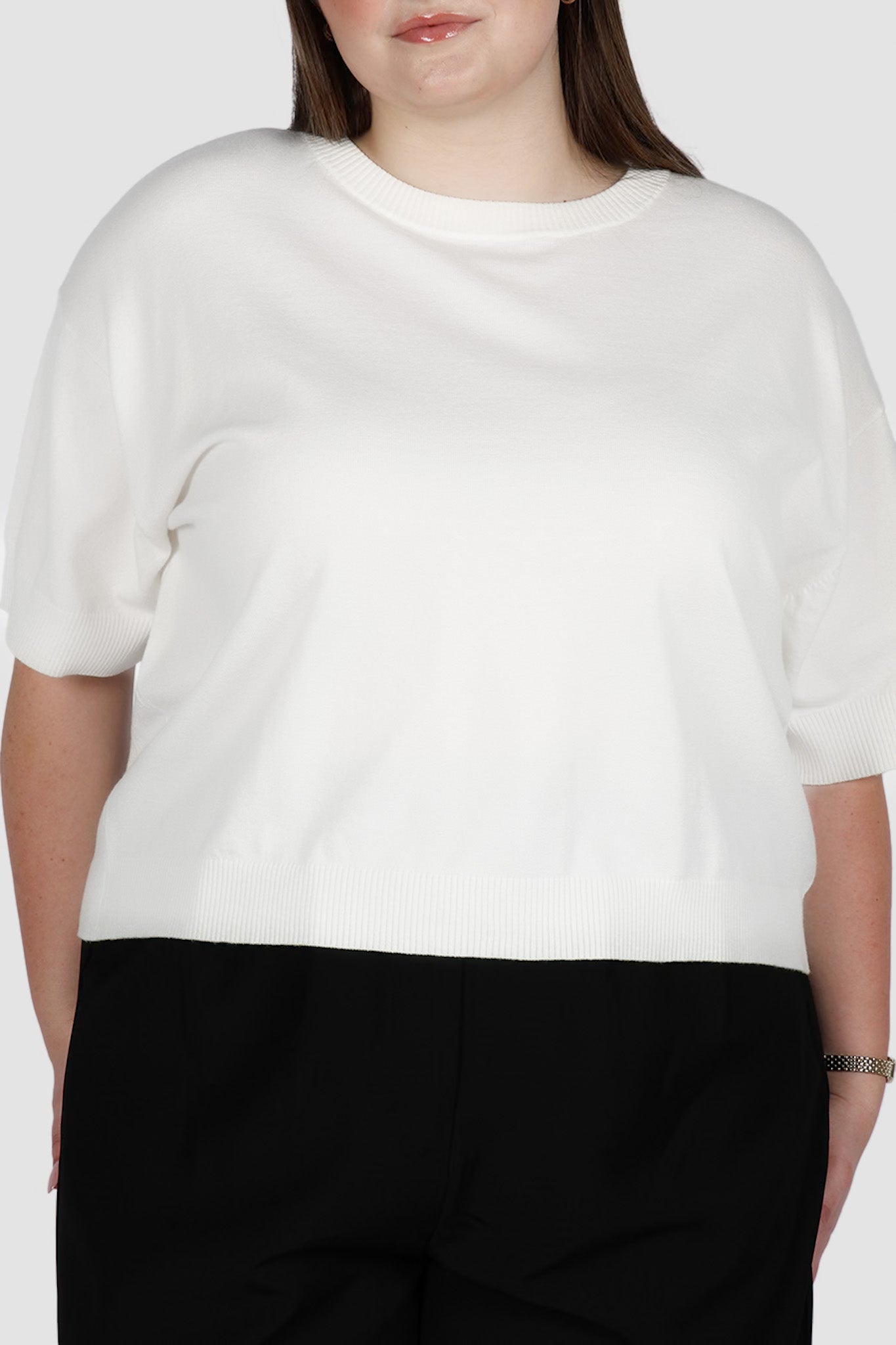 WYLER KNIT TOP MILK